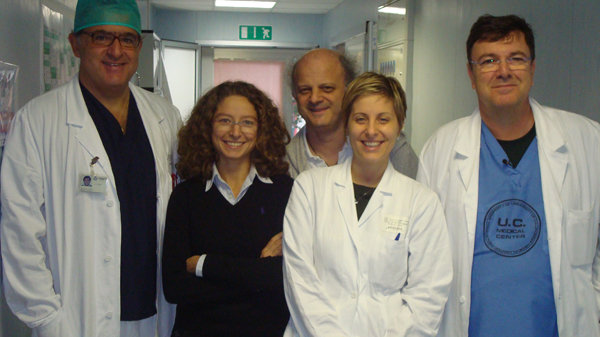 Equipe CCSVI - Dott. Galeotti, Dott.ssa Bartolomei, Dott. Salvi, Dott.ssa Menegatti, Dott. Zamboni